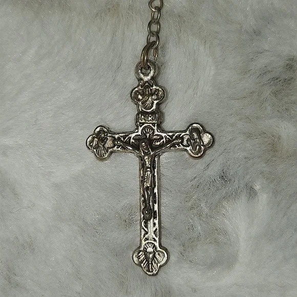 🟢 Rosary Cross Bracelet - Picture 2 of 10